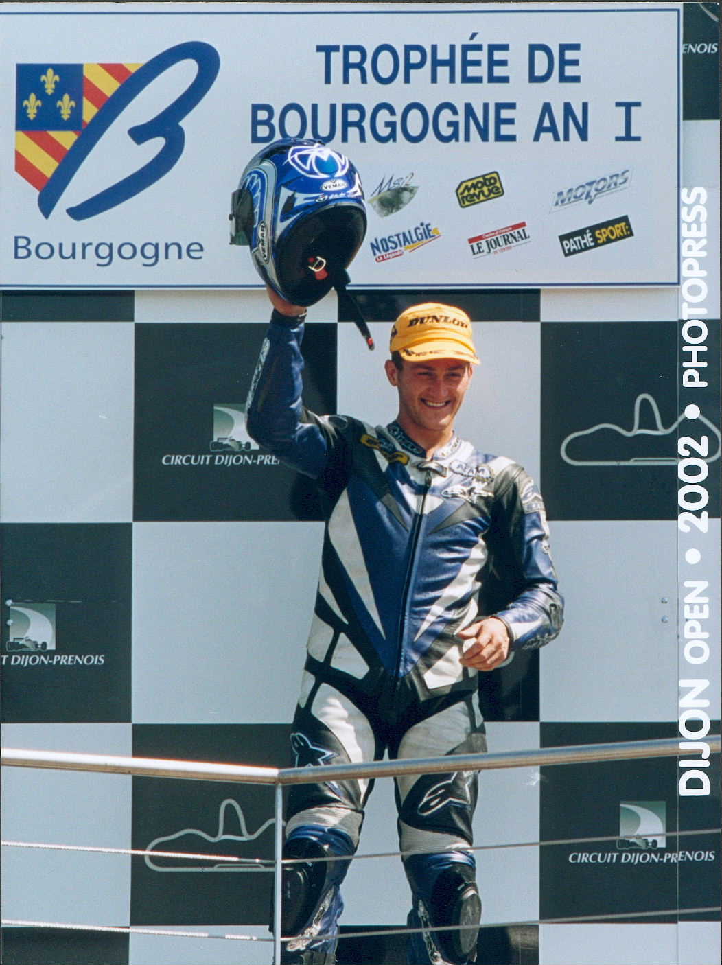 Championnat de France Open 600 Supersport 2002 à Dijon / Team Yamaha Motor France
