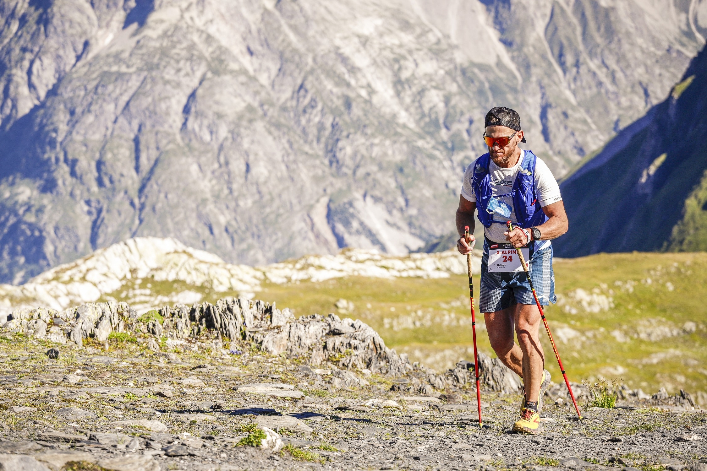 x-alpine ultra trail en suisse lors du trail de verbier saint bernard