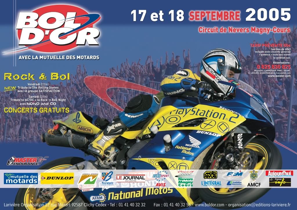 Affiche officielle Bol d'Or 2005