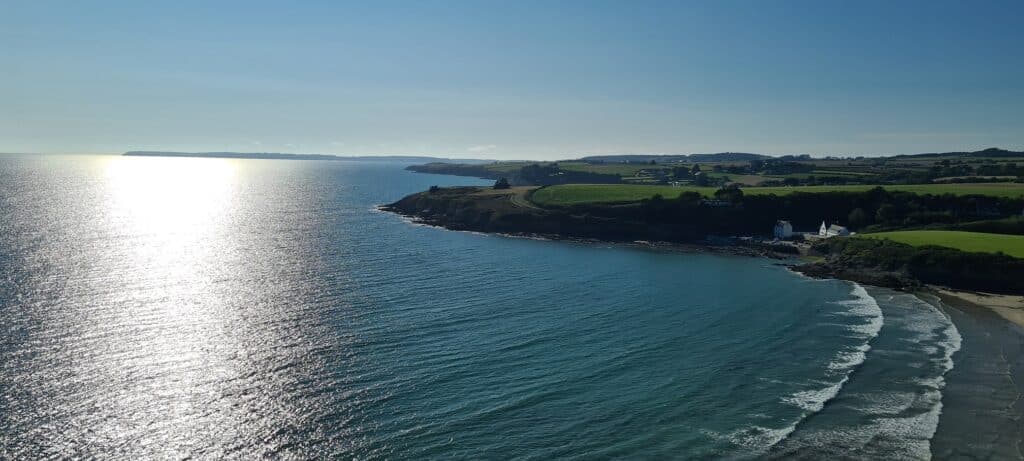 parapente en bretagne sur le site de Caméros