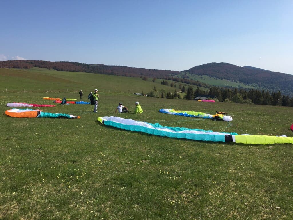 Stage initiation parapente centre école du Markstein