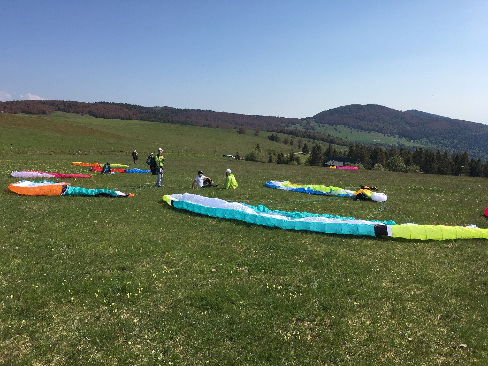 Stage initiation parapente centre école du Markstein